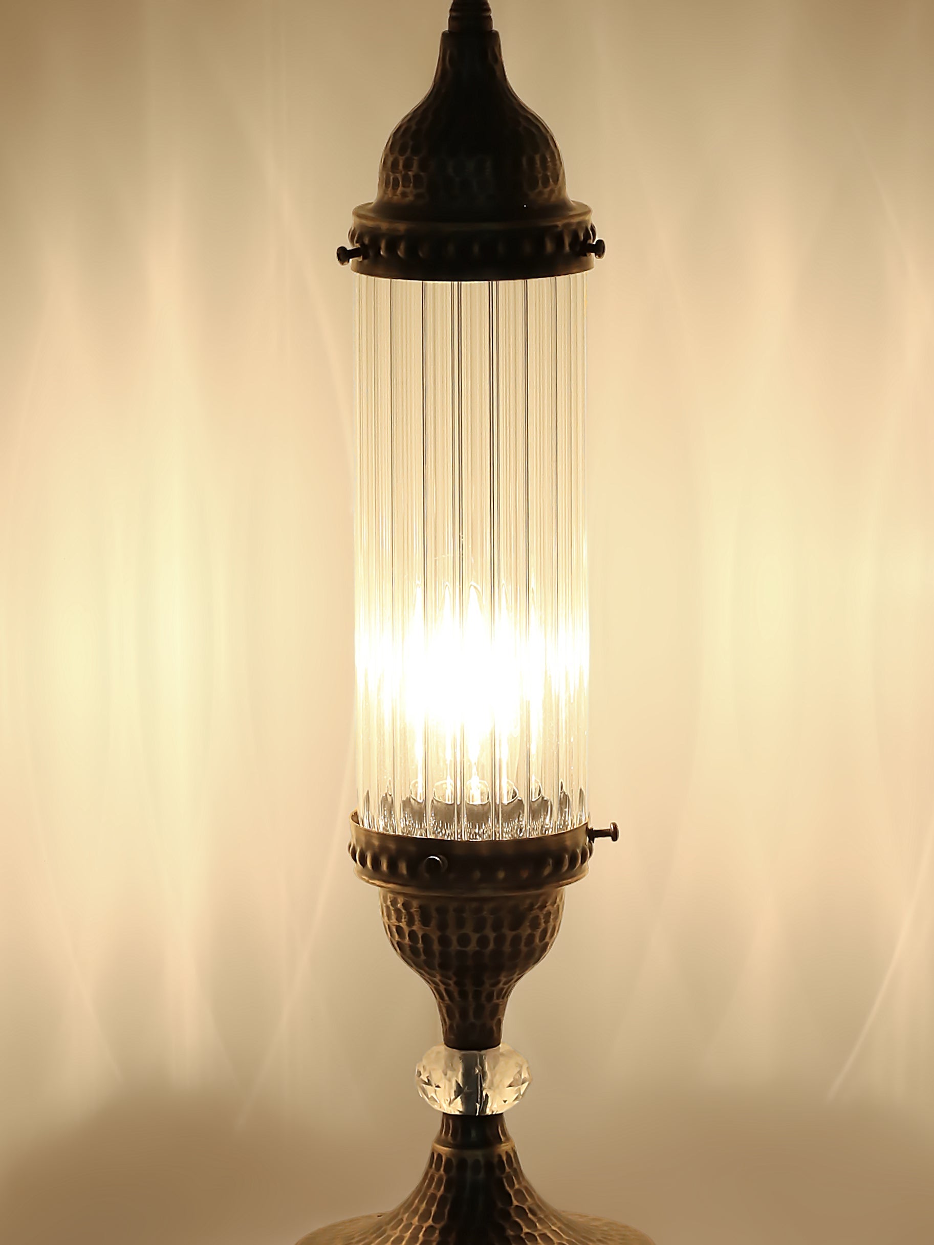Ottoman Clear Glass Table Lamp
