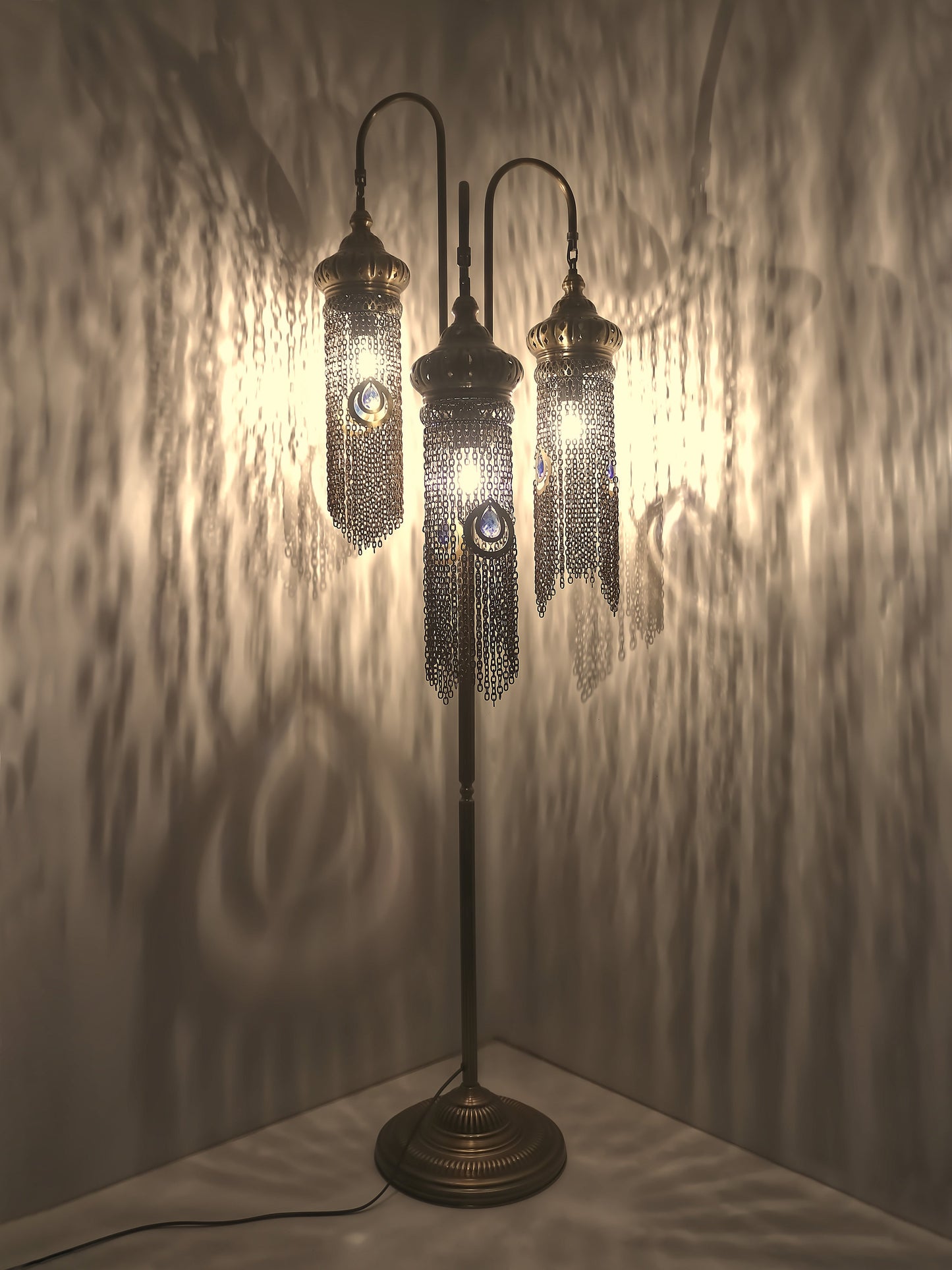 Turkish Chain Floor Lamp