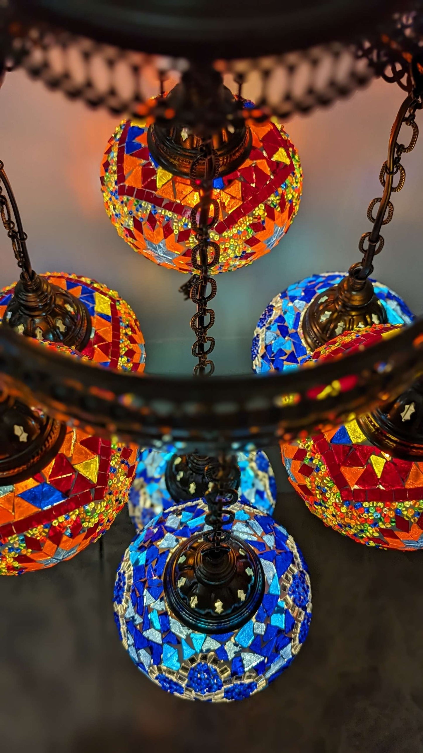 Mosaic Turkish Chandelier