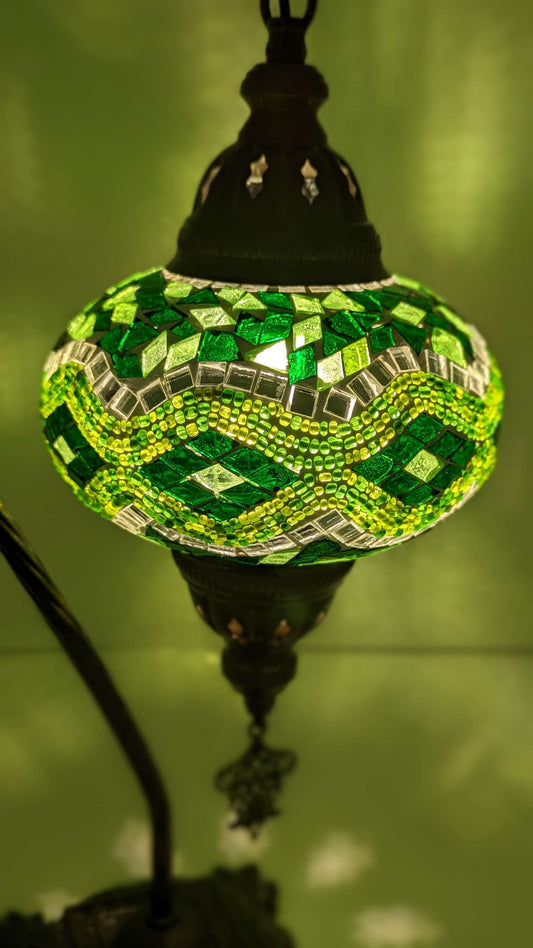 Turkish Floor Lamp Handmade Glass Mosaic