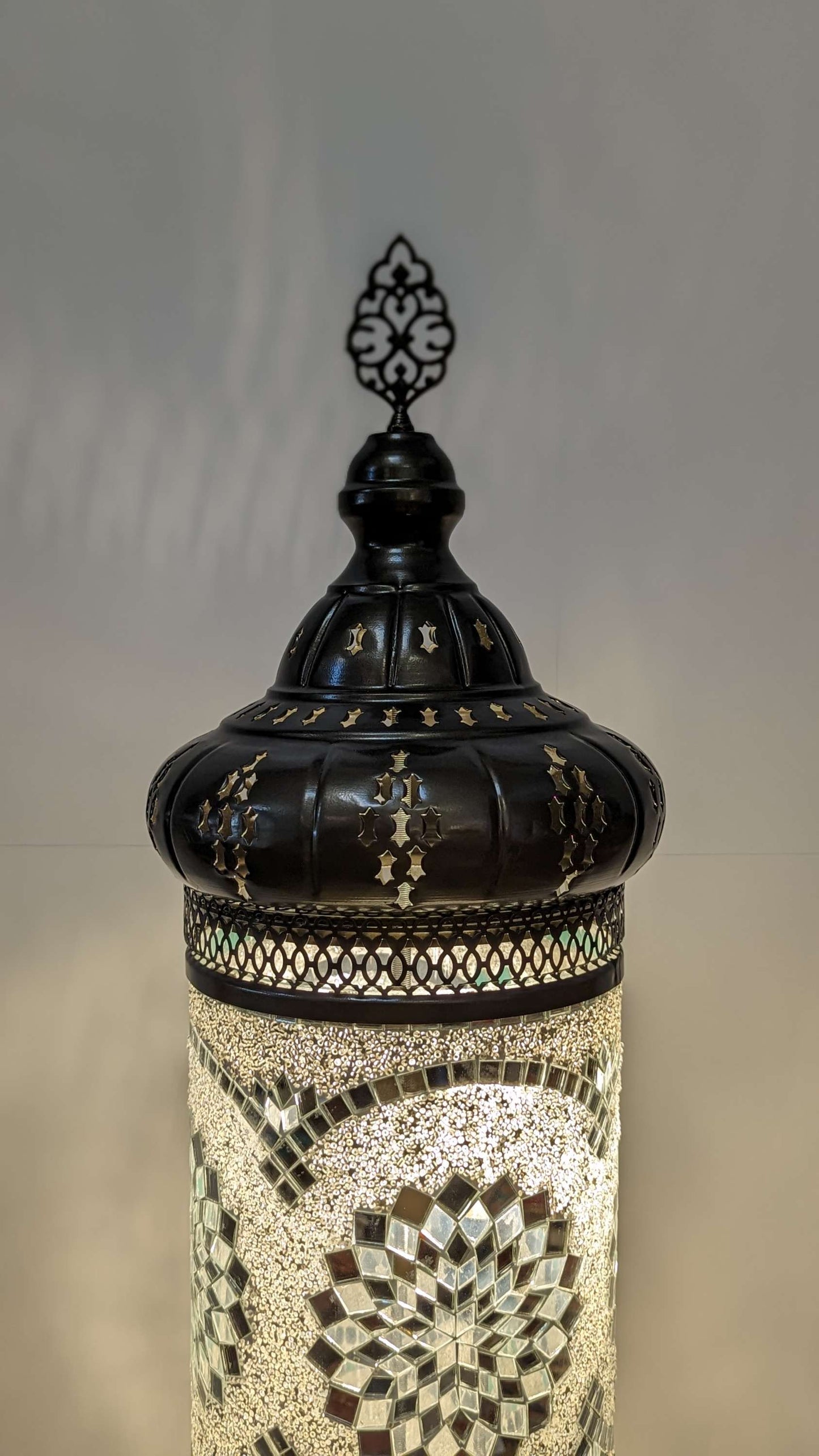 Mosaic Floor Lantern Cylinder