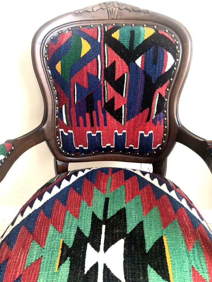 Turkish Kilim Armchair