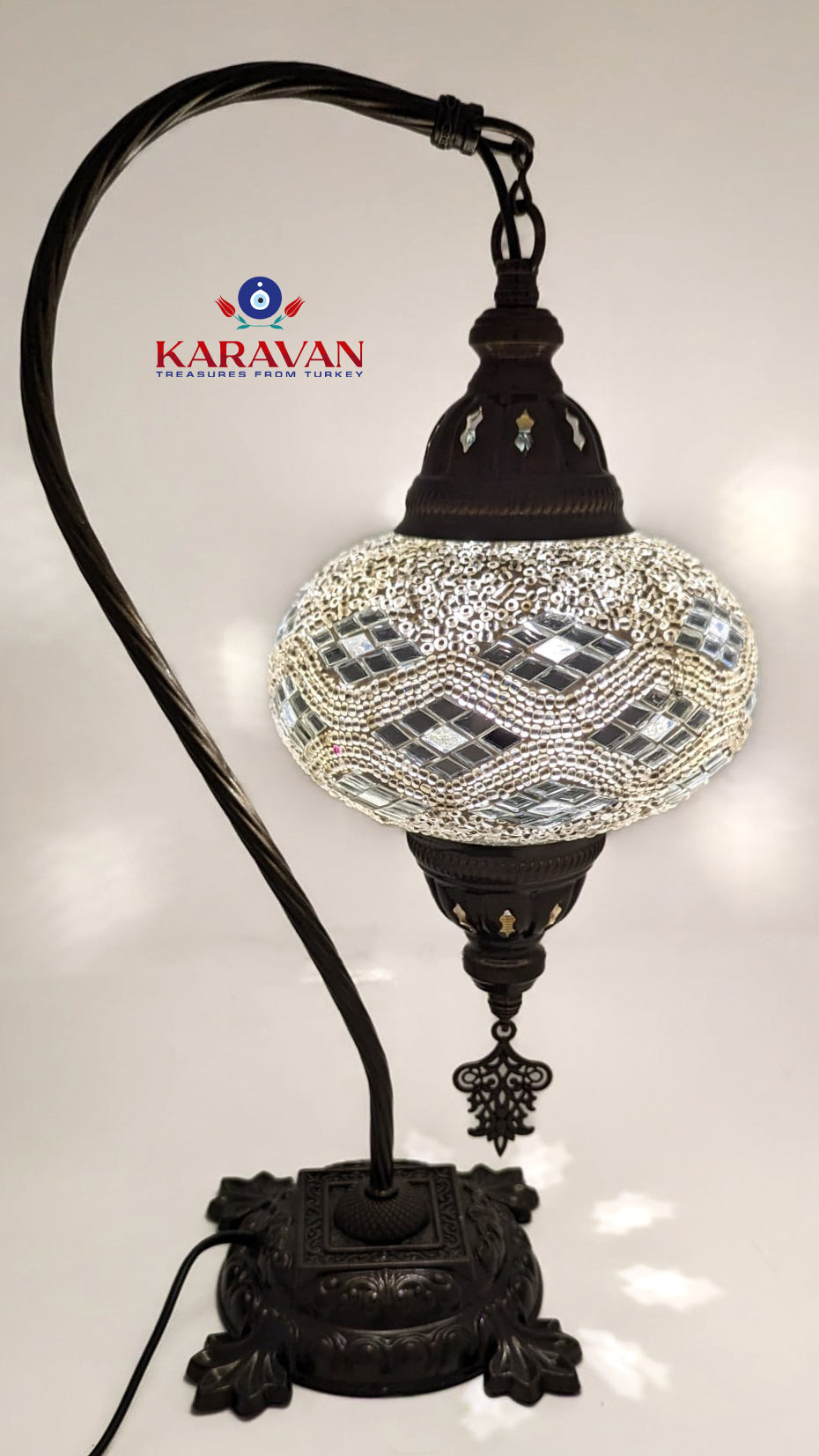 Turkish Floor Lamp Handmade Glass Mosaic