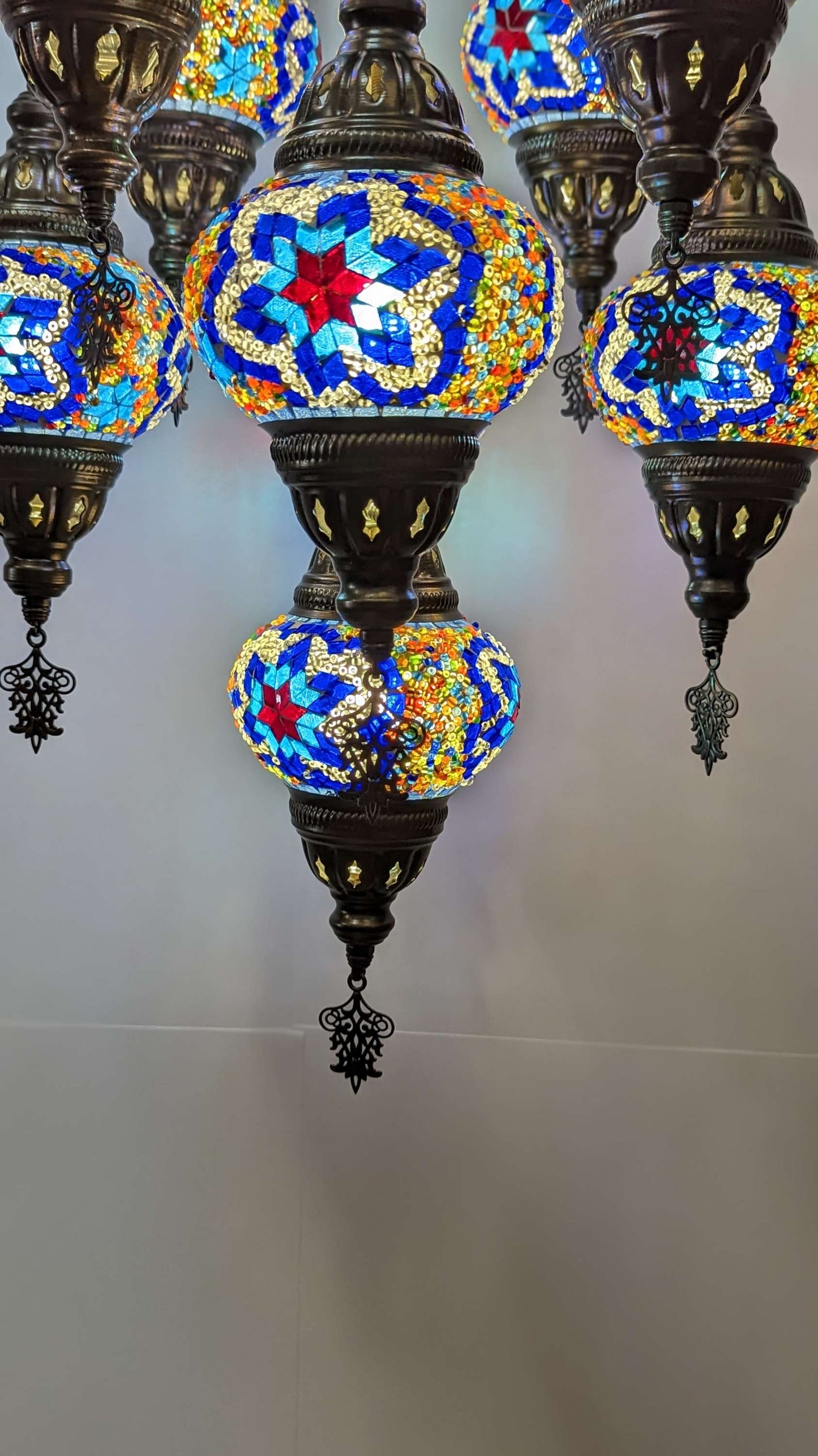 Mosaic Turkish Chandelier