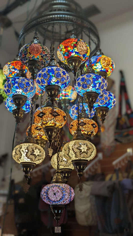 Mosaic Turkish Chandelier