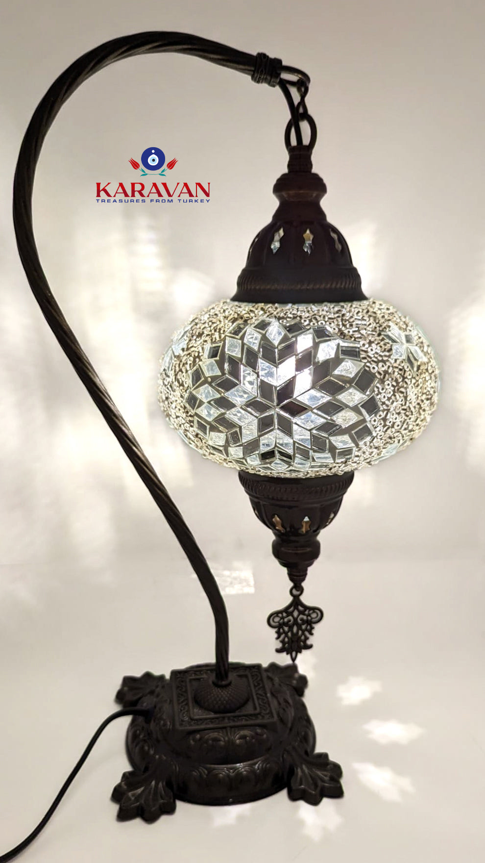 Turkish Floor Lamp Handmade Glass Mosaic