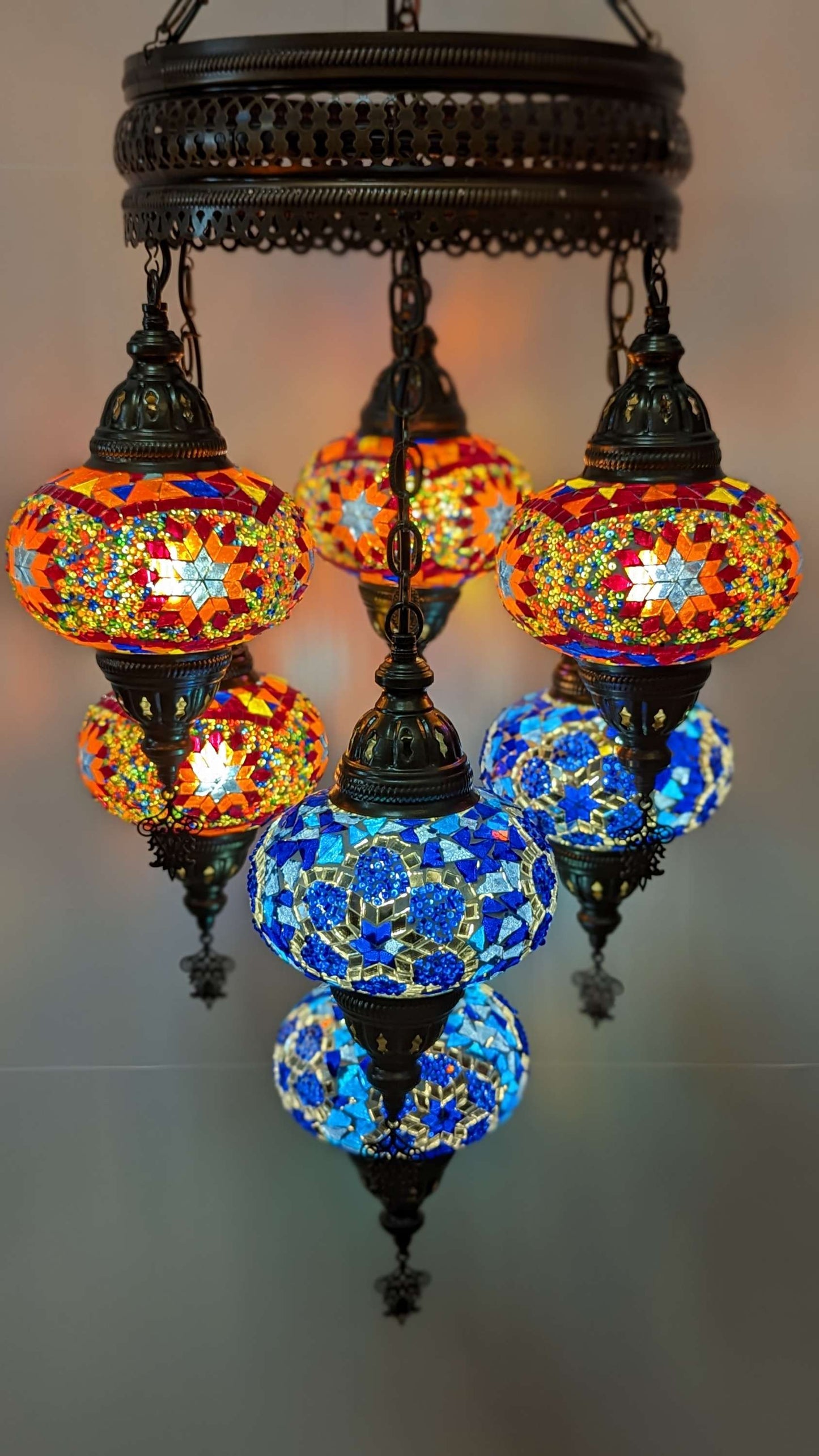 Mosaic Turkish Chandelier