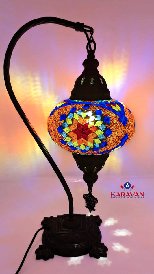 Turkish Floor Lamp Handmade Glass Mosaic