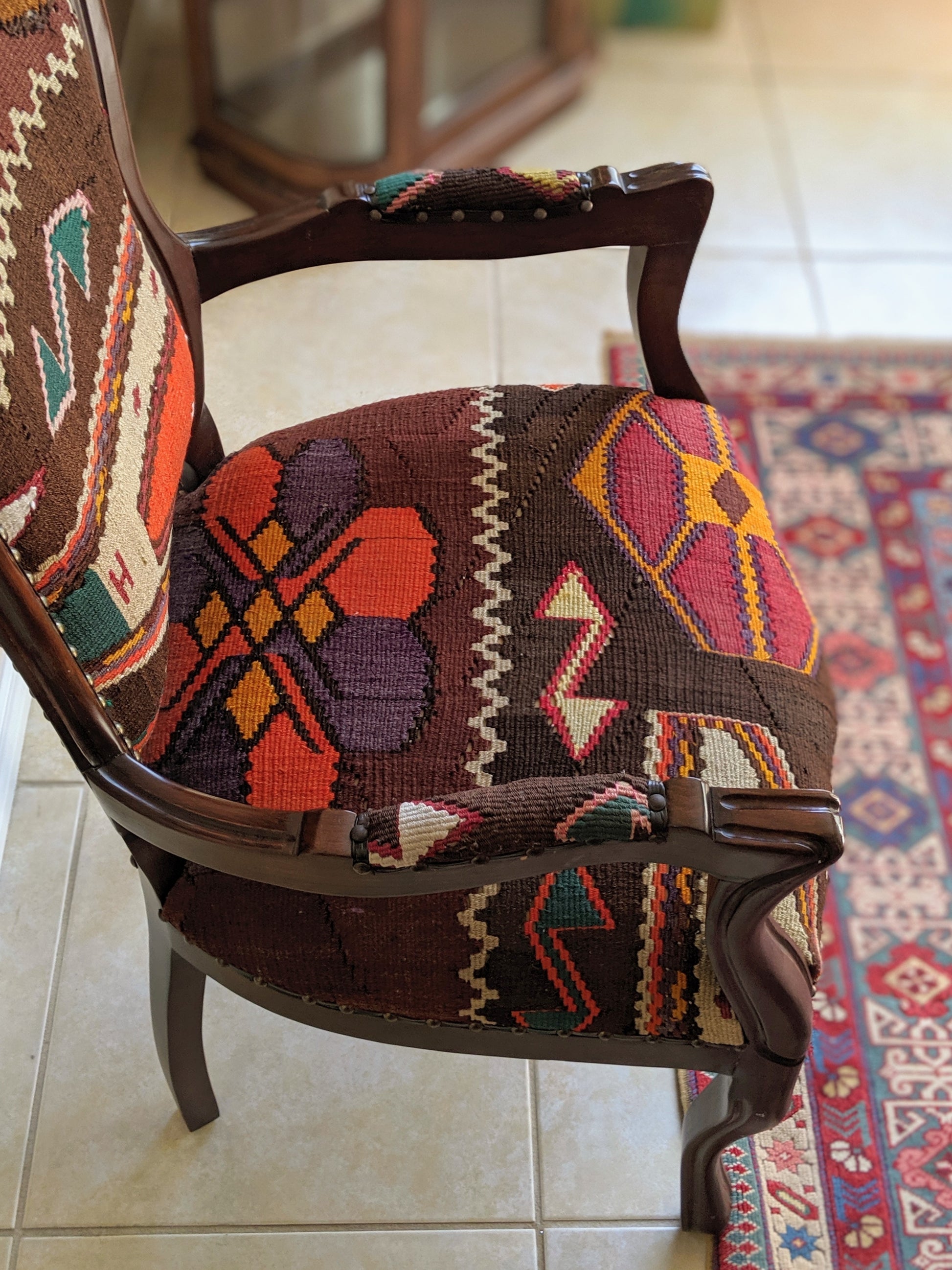 Turkish Kilim Armchair