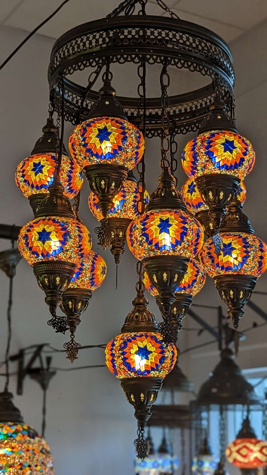 Mosaic Turkish Chandelier