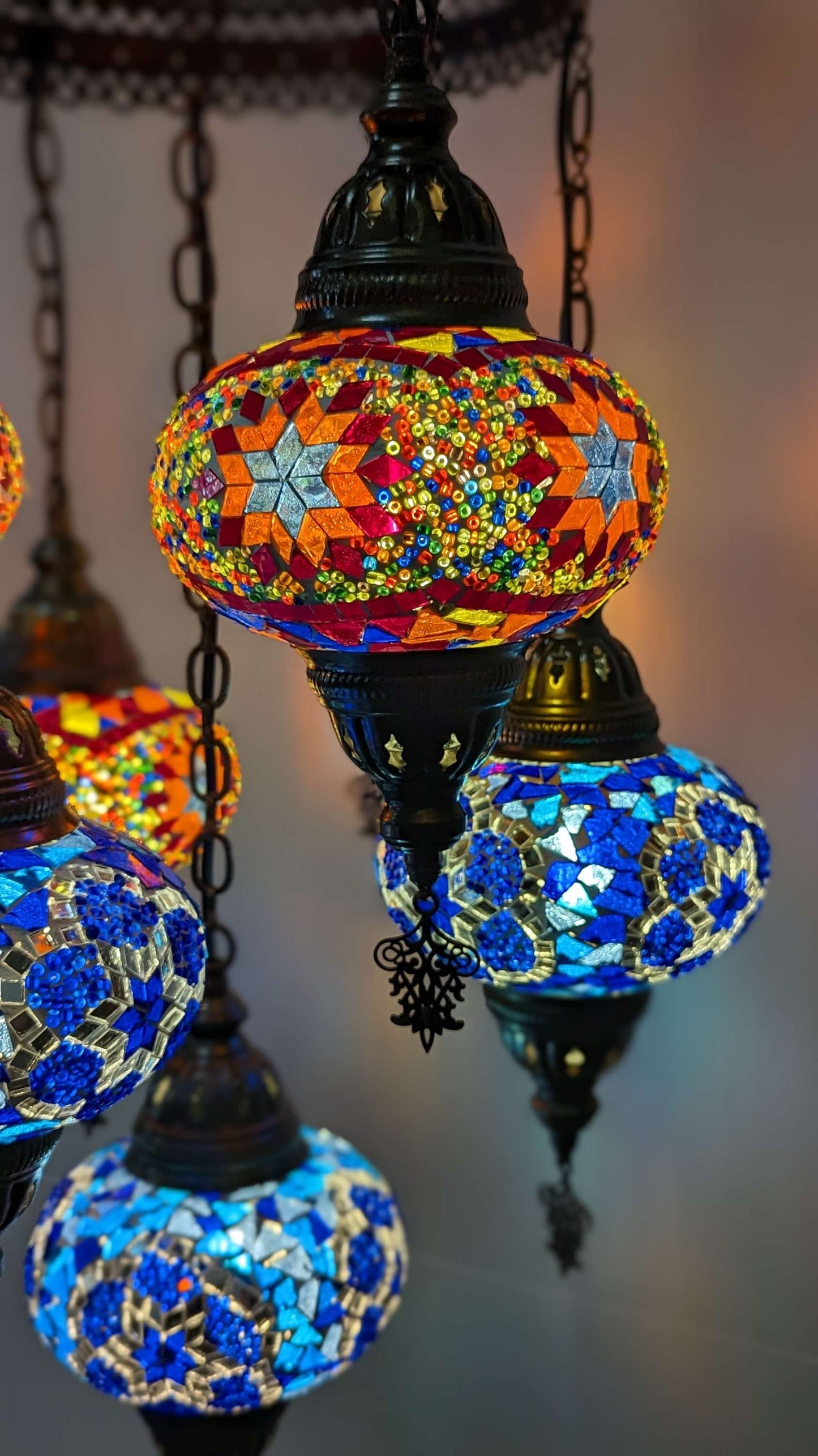 Mosaic Turkish Chandelier