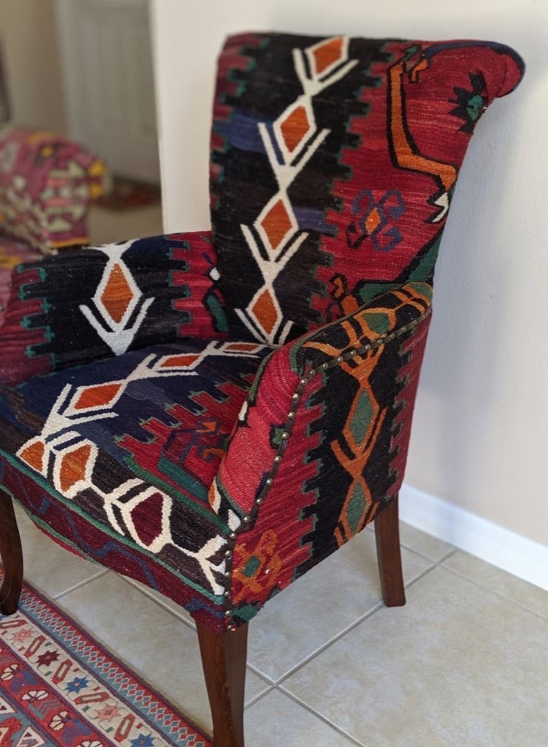 Turkish Kilim Armchair