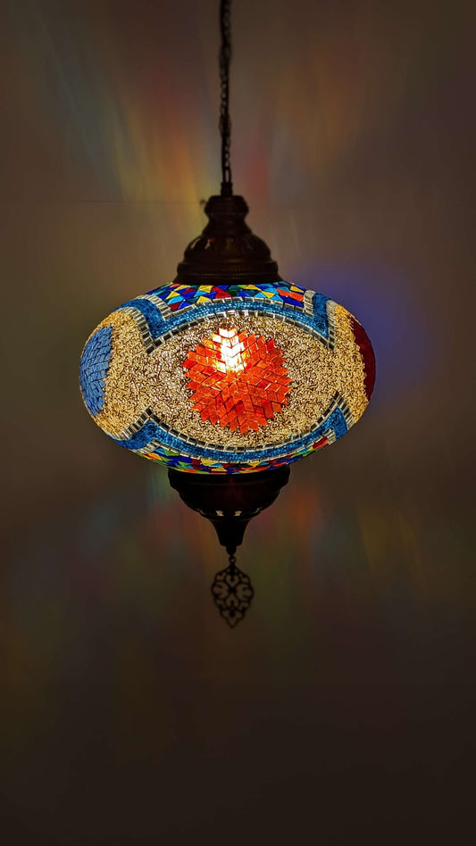Turkish Floor Lamp Handmade Glass Mosaic