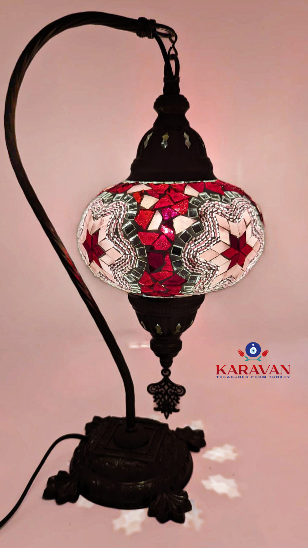 Turkish Floor Lamp Handmade Glass Mosaic