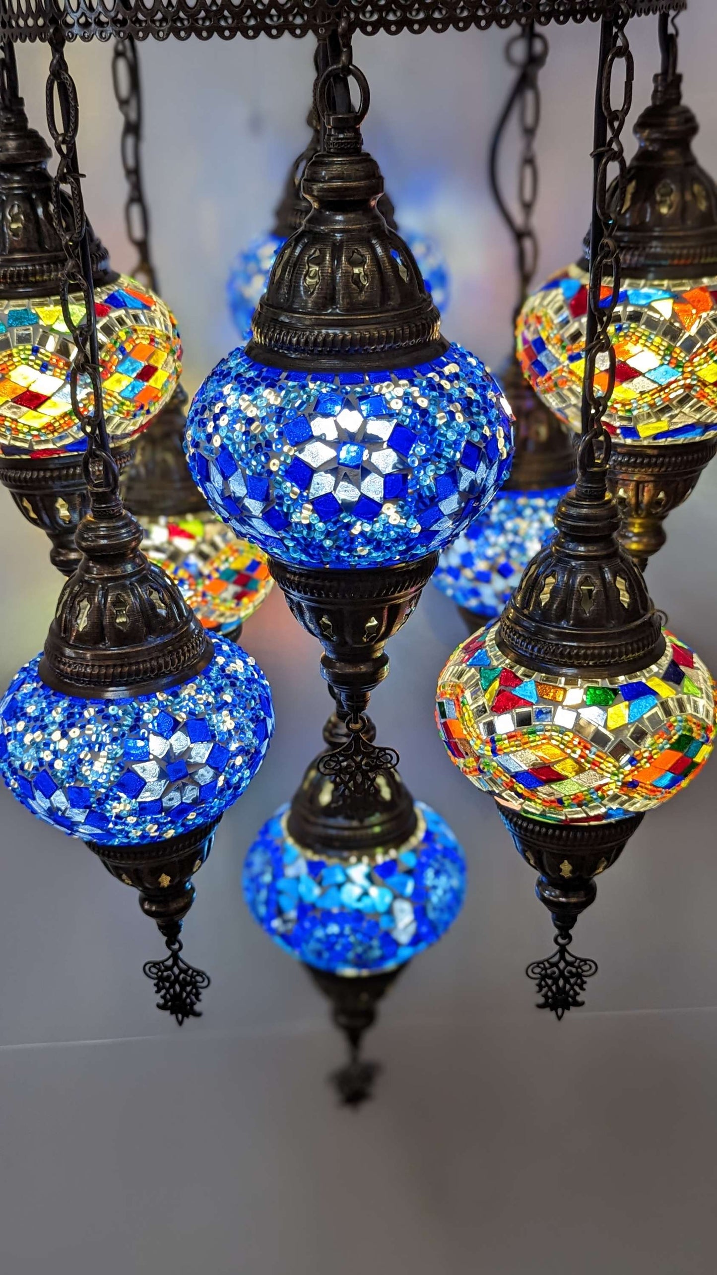 Mosaic Turkish Chandelier