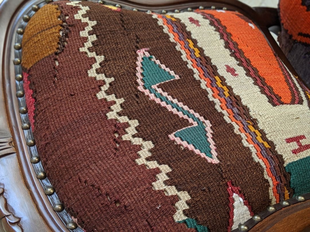Turkish Kilim Armchair