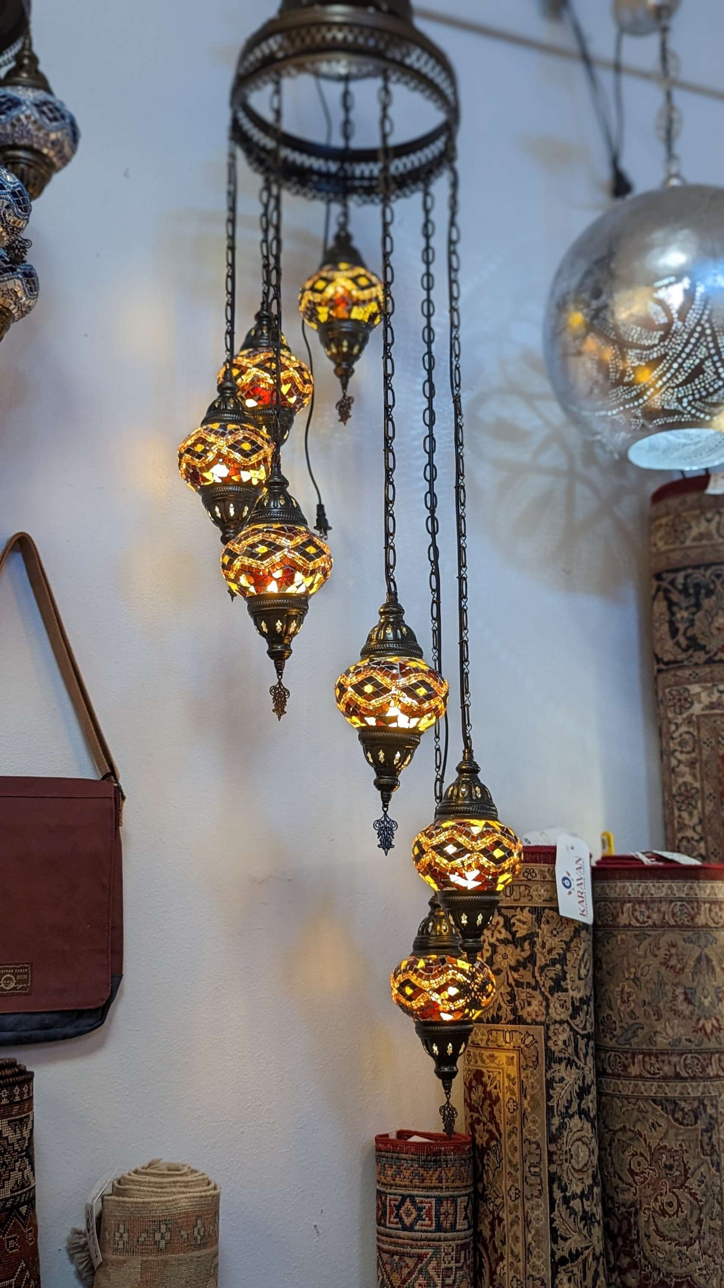 Mosaic Turkish Chandelier