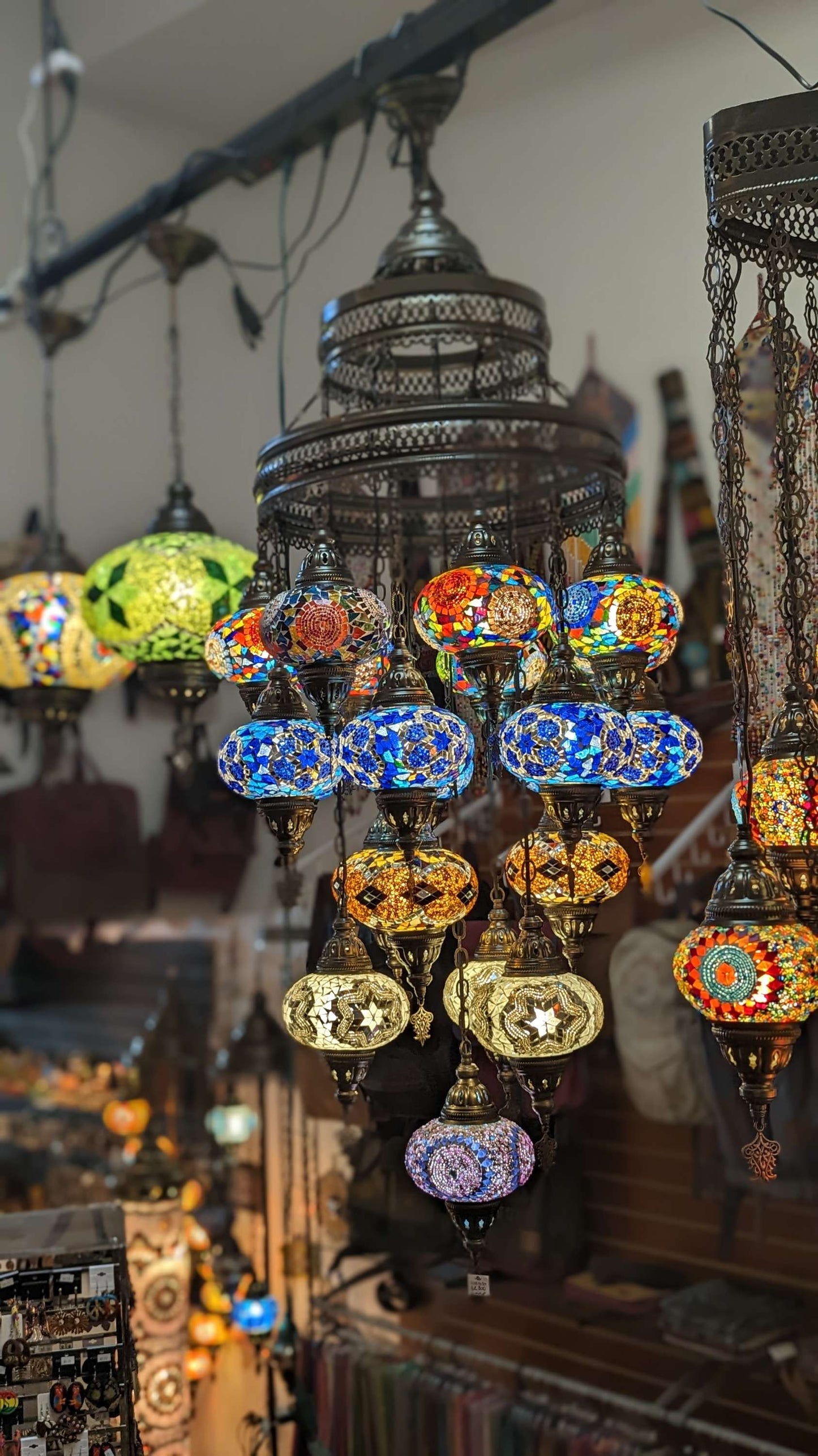 Mosaic Turkish Chandelier