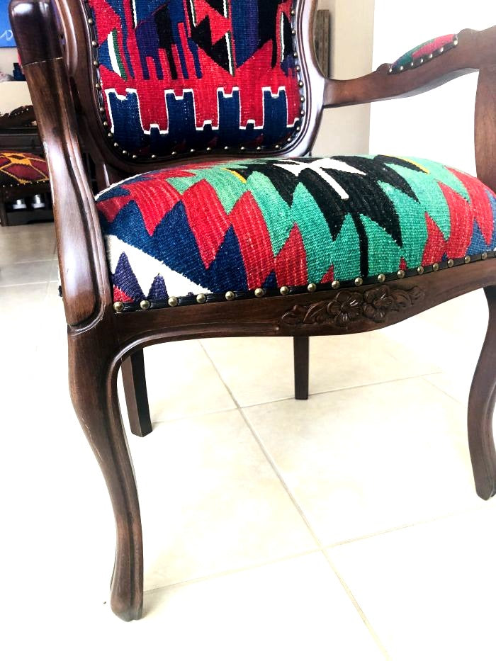 Turkish Kilim Armchair
