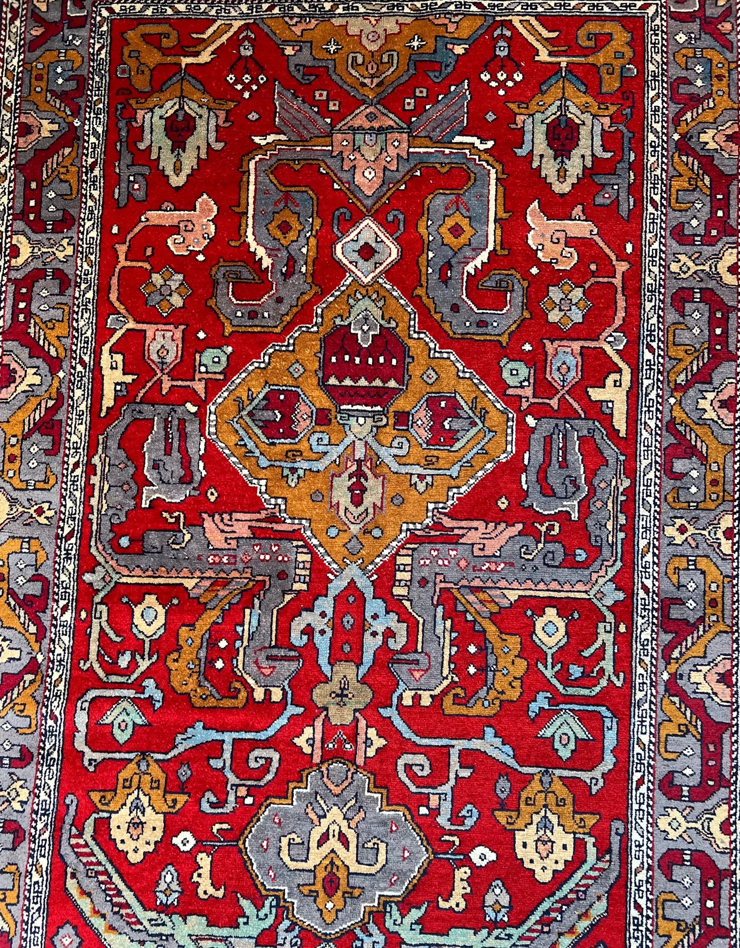 Carpet Antique Dragon Azeri Runner