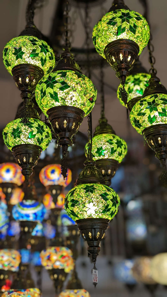 Mosaic Turkish Chandelier