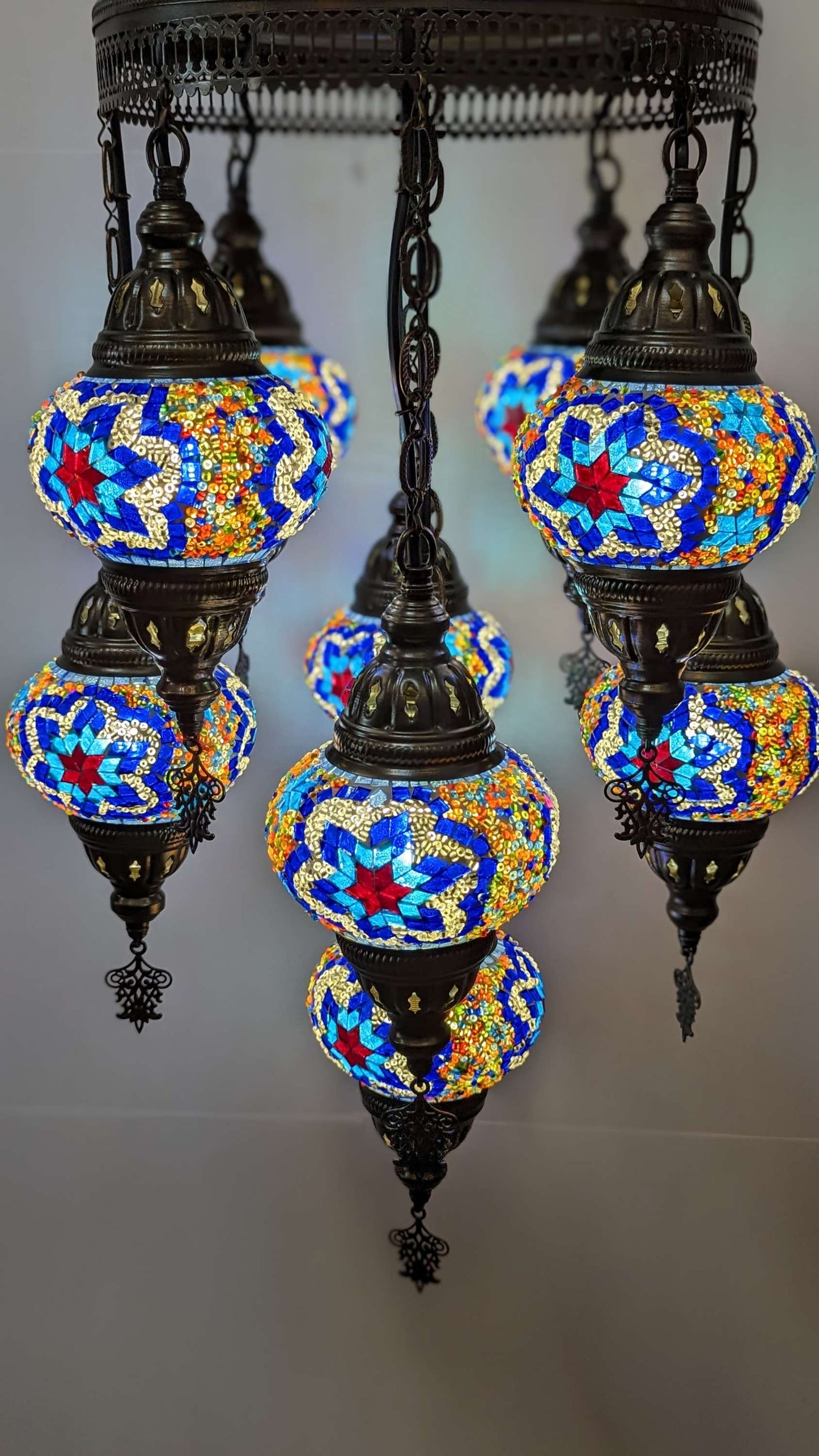 Mosaic Turkish Chandelier