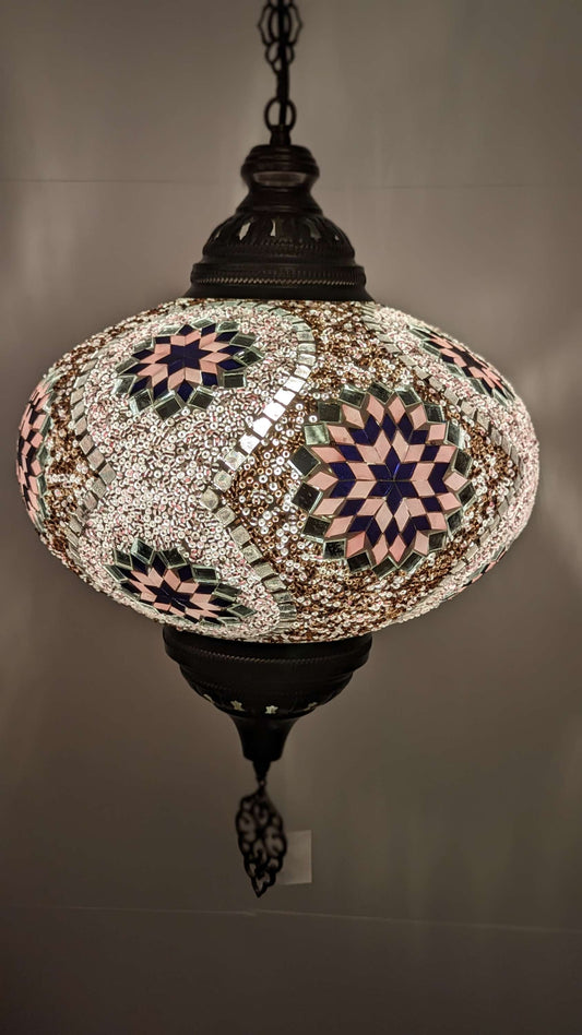 Turkish Floor Lamp Handmade Glass Mosaic