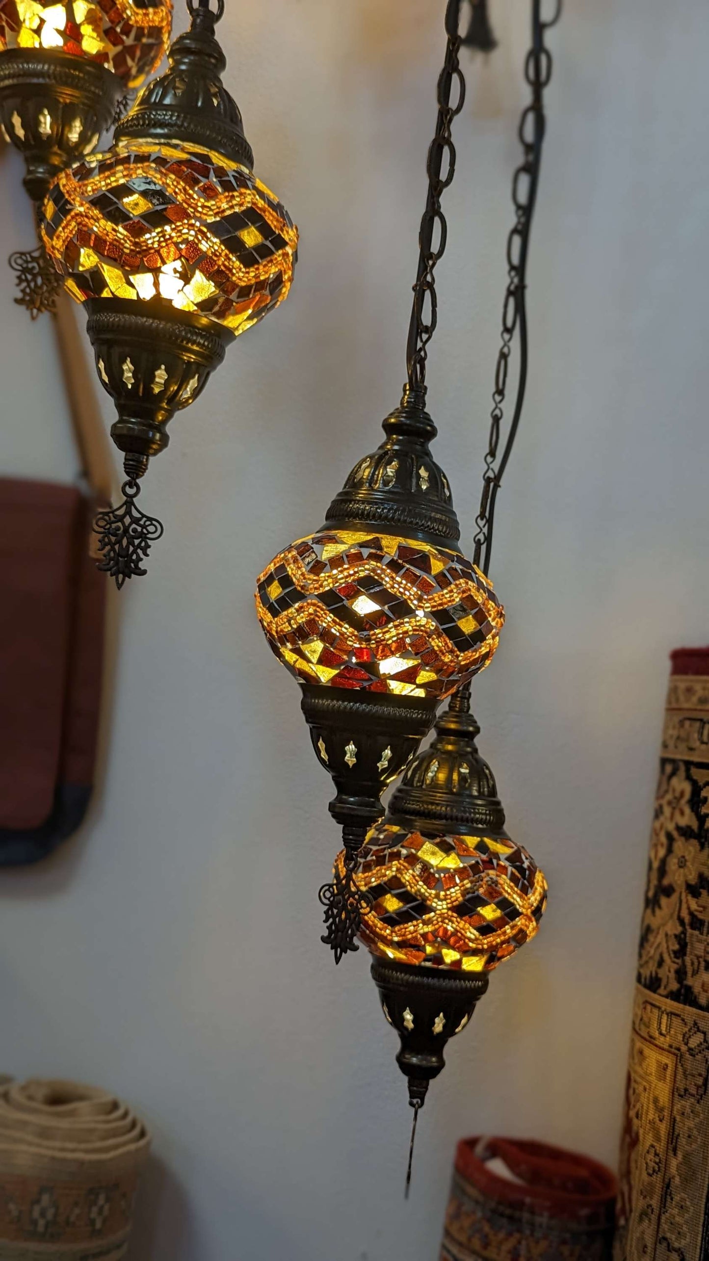 Mosaic Turkish Chandelier