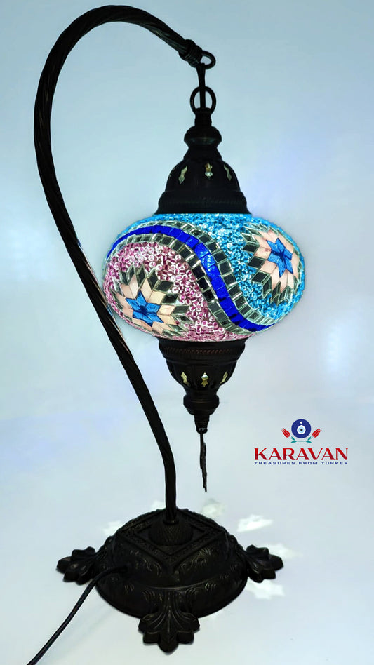 Turkish Floor Lamp Handmade Glass Mosaic