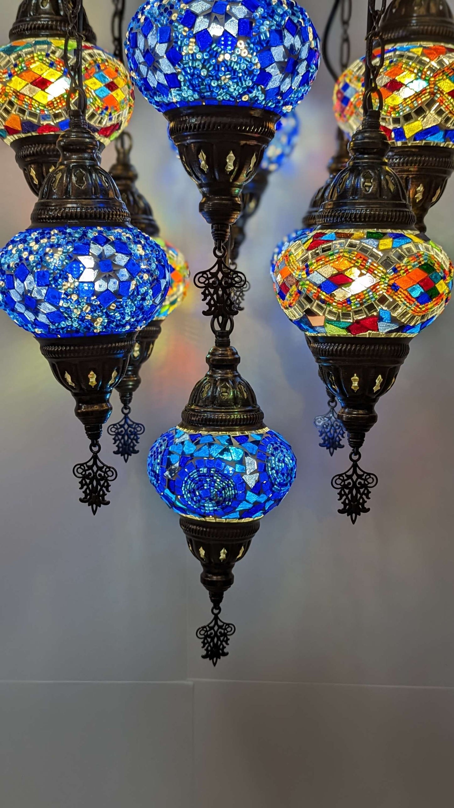 Mosaic Turkish Chandelier