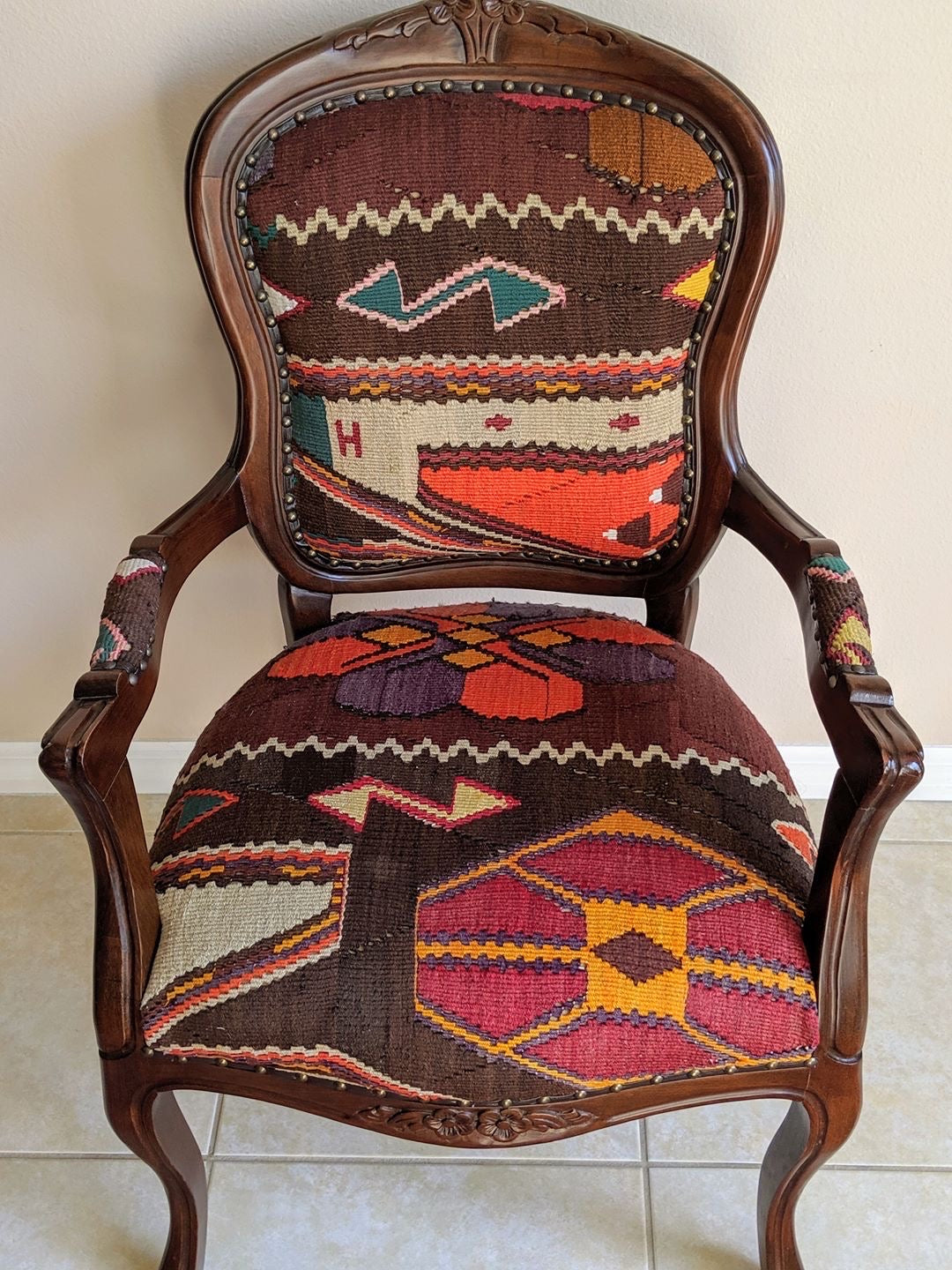 Turkish Kilim Armchair