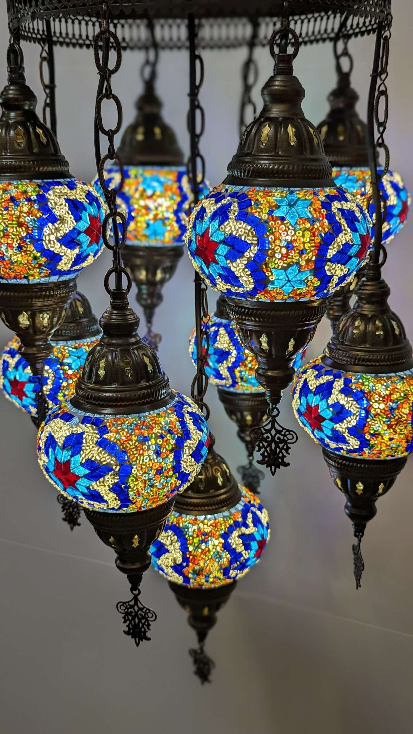 Mosaic Turkish Chandelier