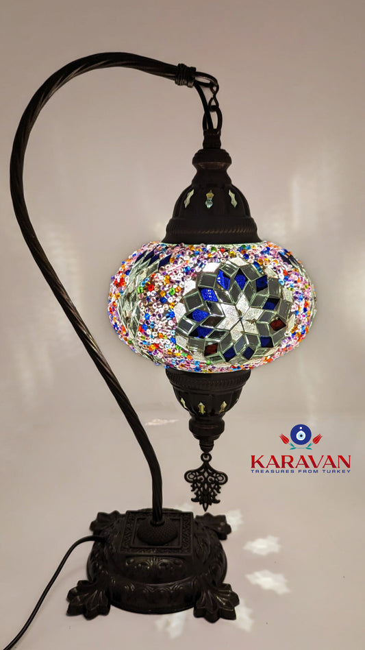 Turkish Floor Lamp Handmade Glass Mosaic