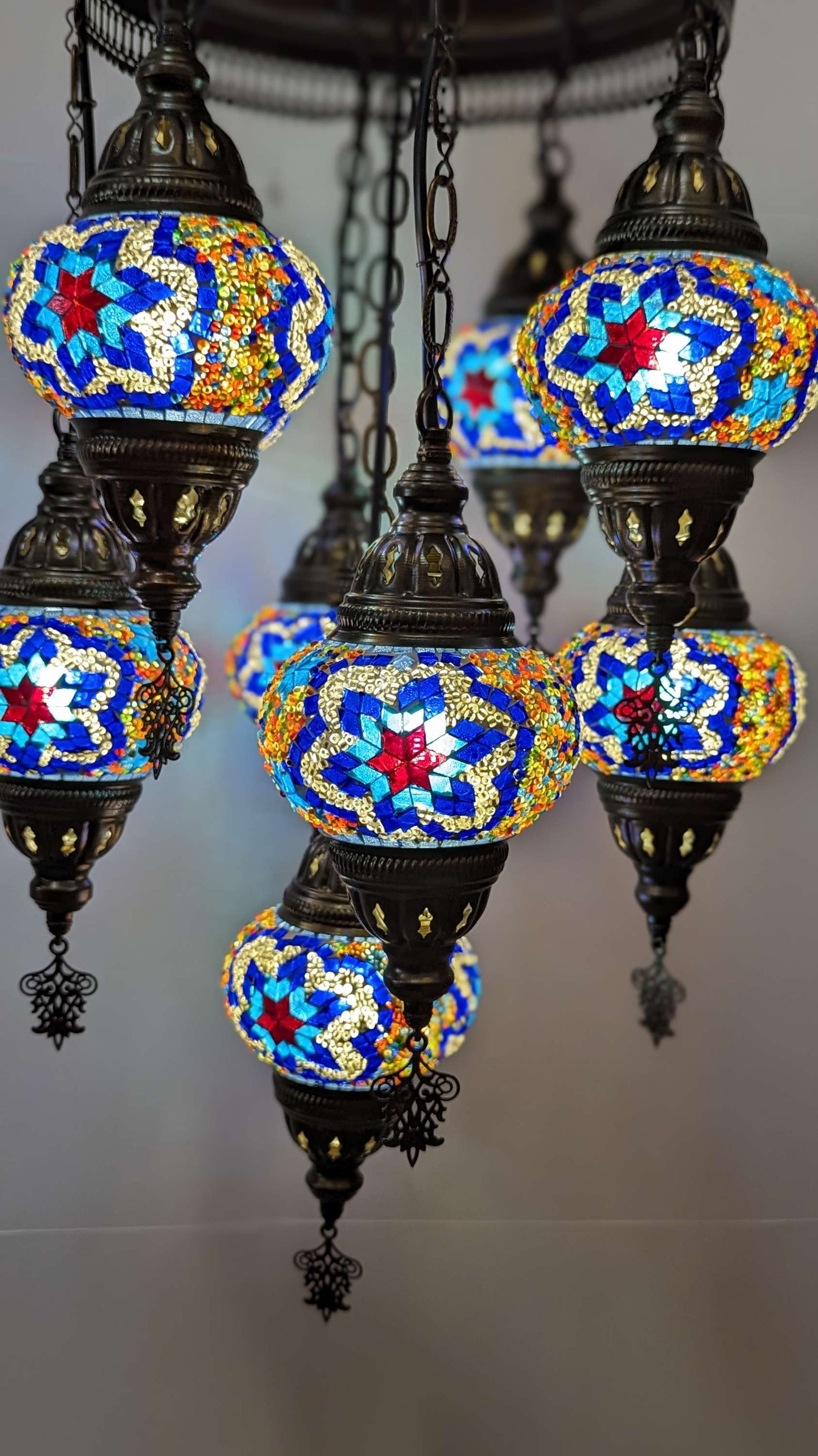 Mosaic Turkish Chandelier
