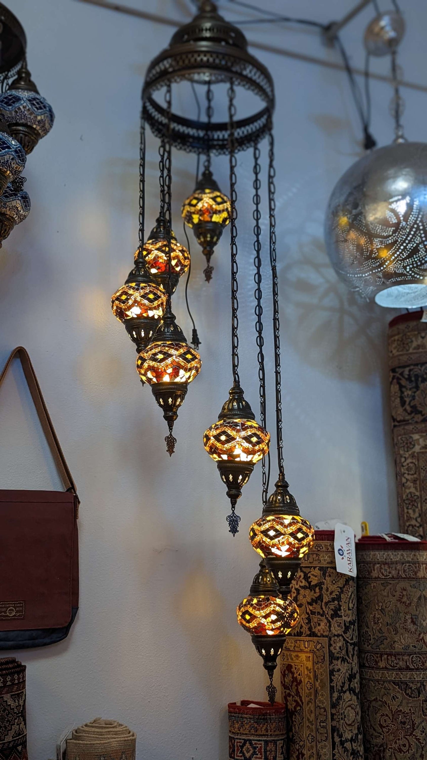 Mosaic Turkish Chandelier