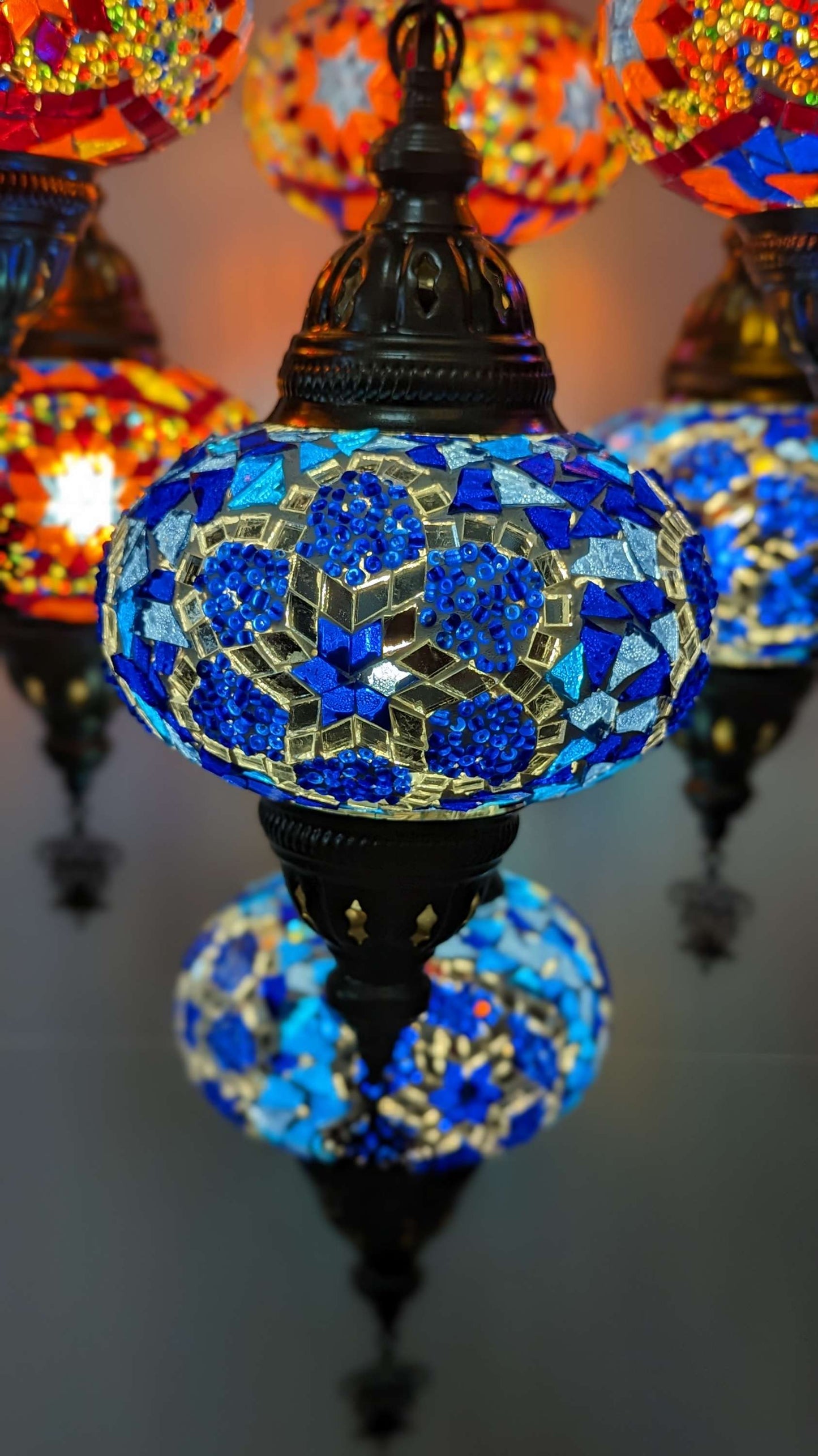 Mosaic Turkish Chandelier