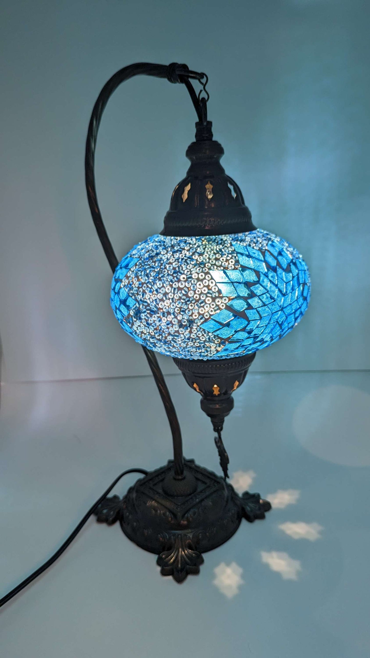 Turkish Floor Lamp Handmade Glass Mosaic