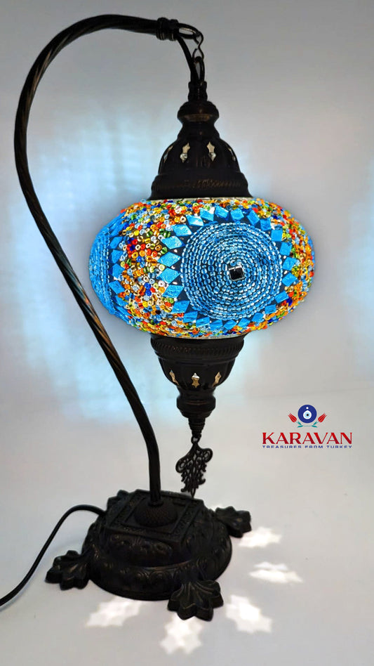 Turkish Floor Lamp Handmade Glass Mosaic