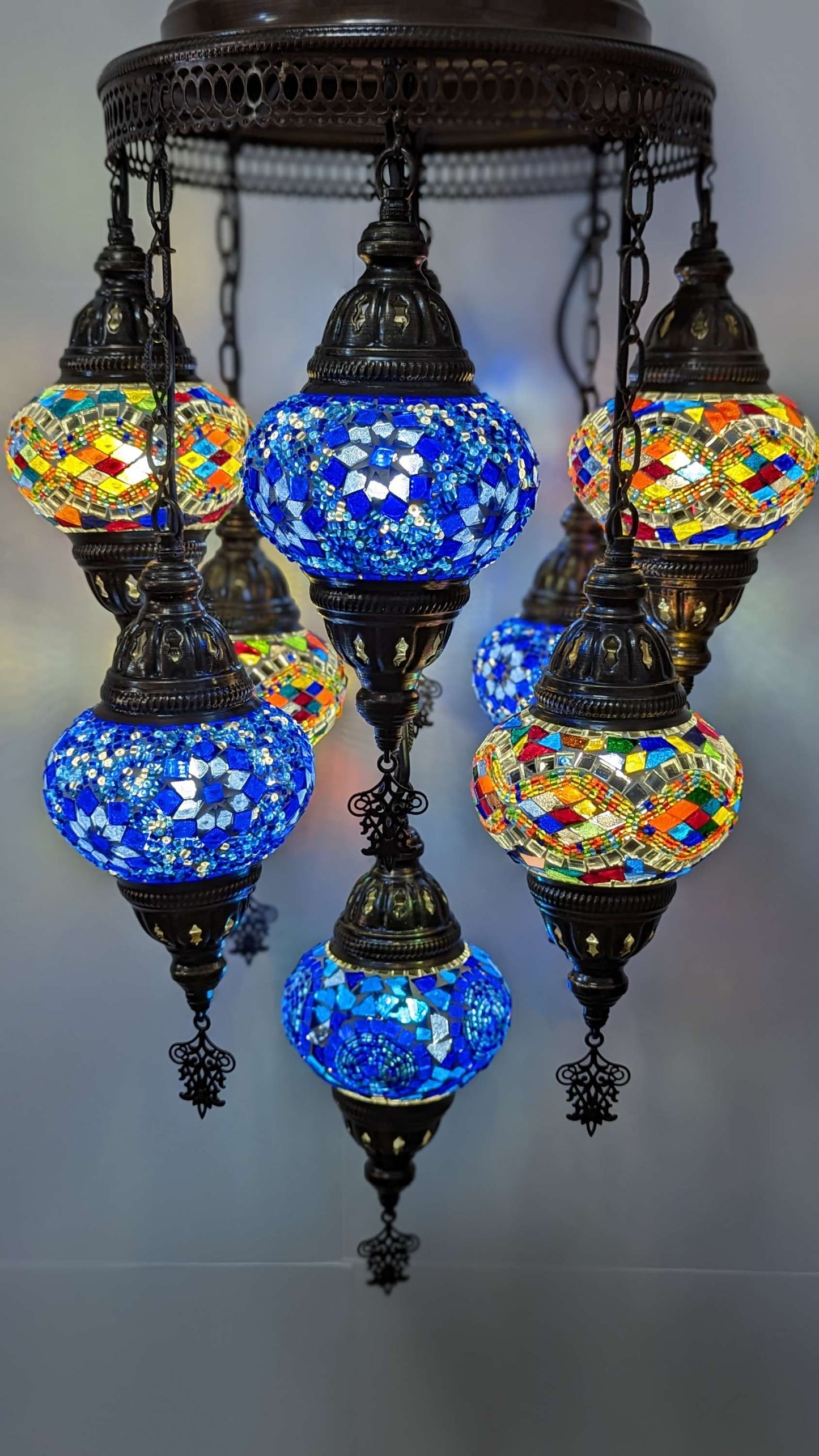 Mosaic Turkish Chandelier