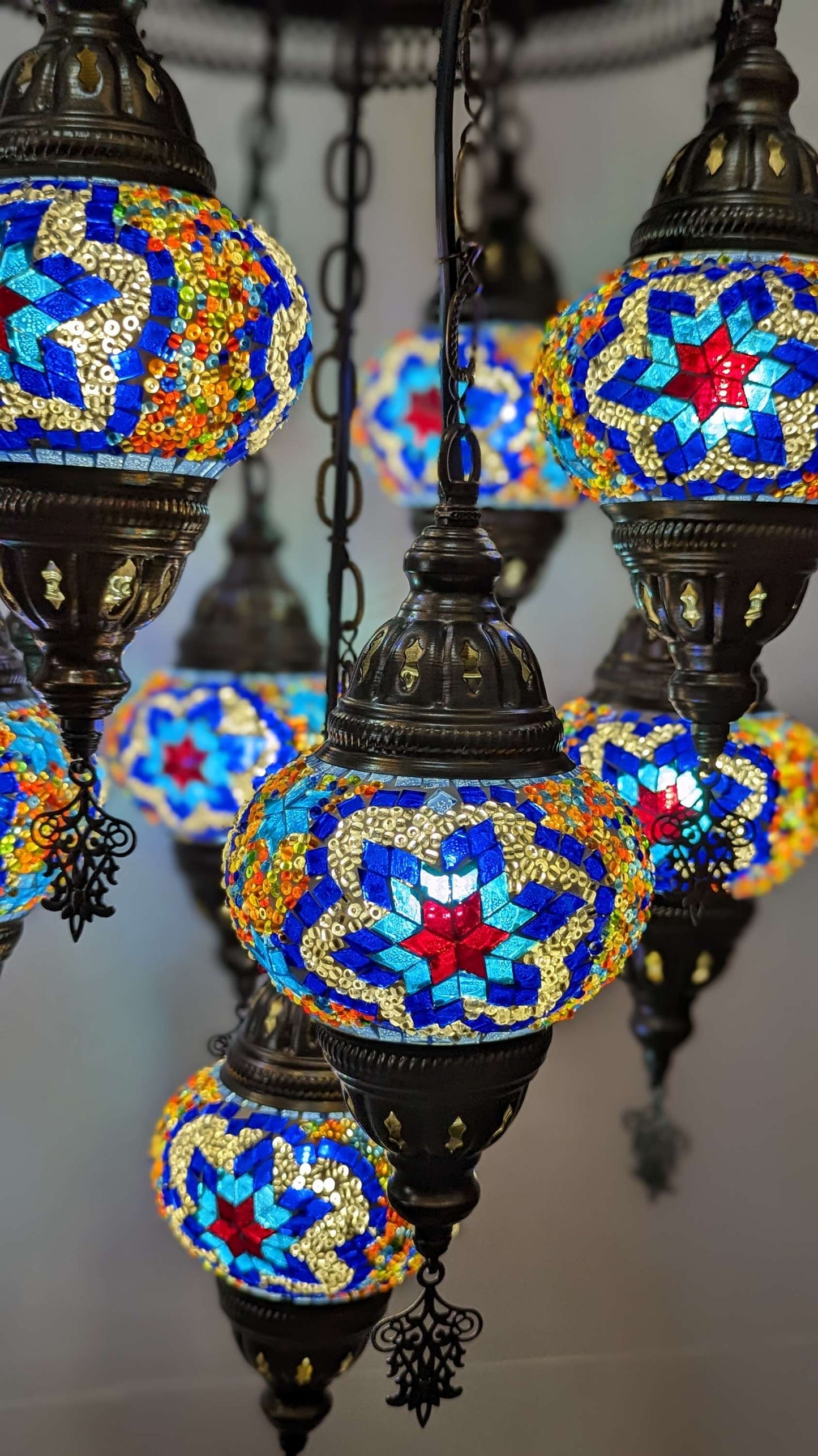 Mosaic Turkish Chandelier