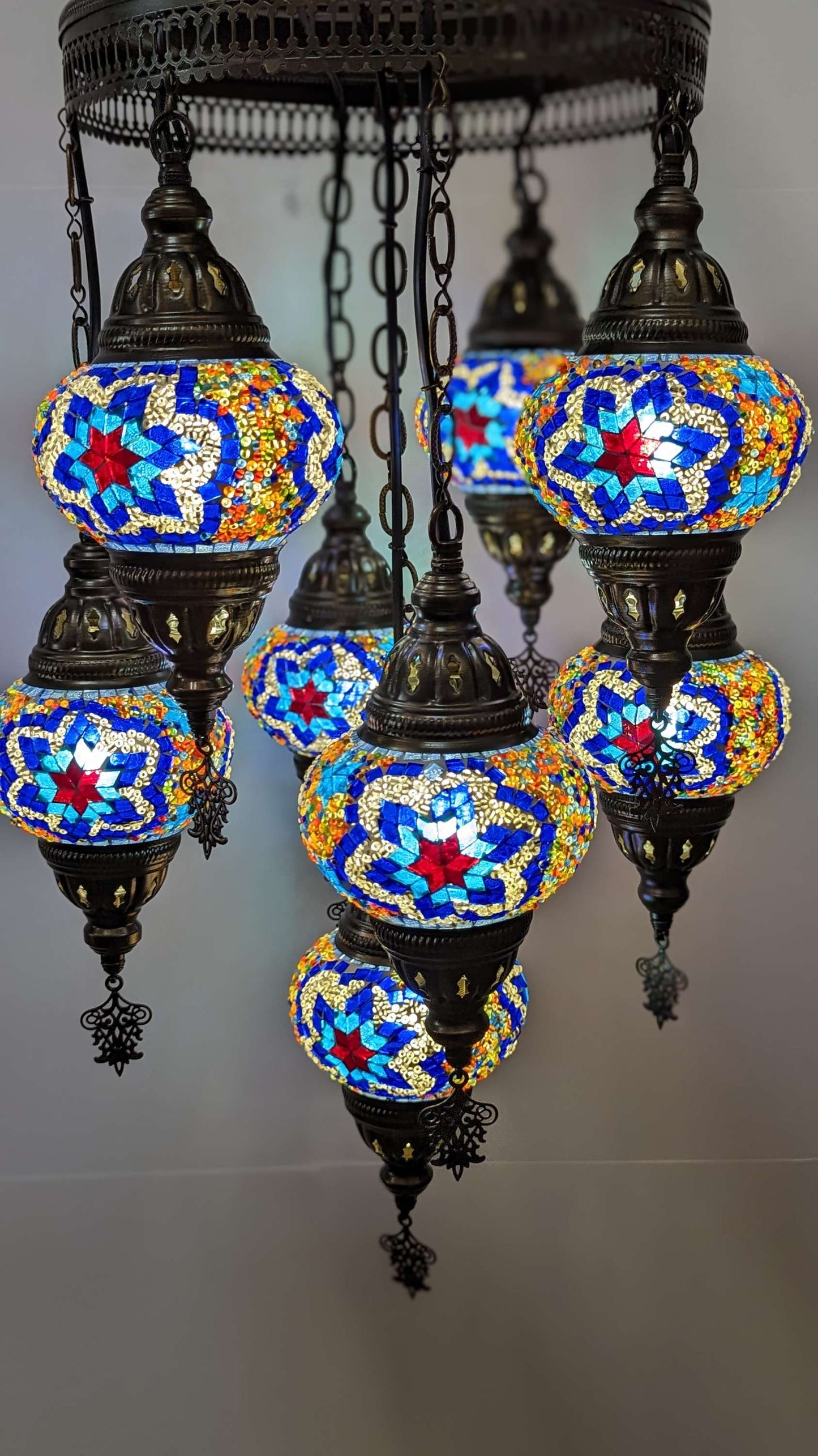 Mosaic Turkish Chandelier