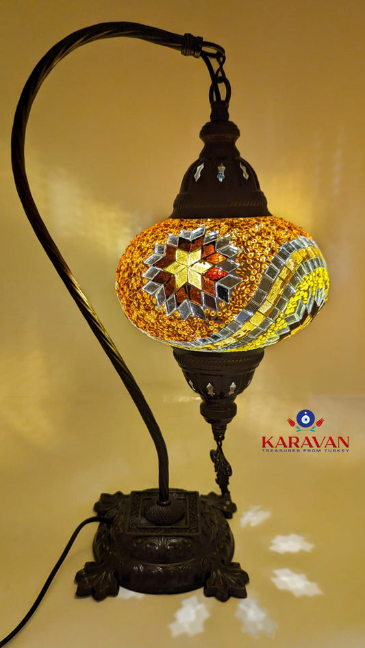 Turkish Floor Lamp Handmade Glass Mosaic