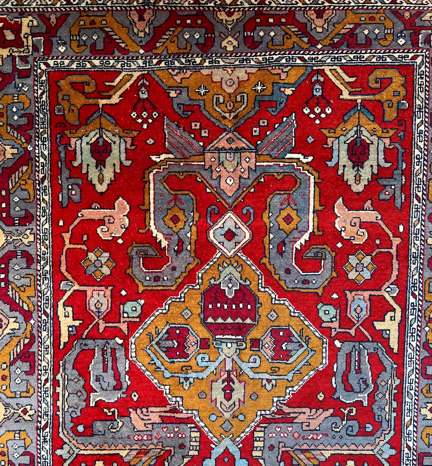 Carpet Antique Dragon Azeri Runner