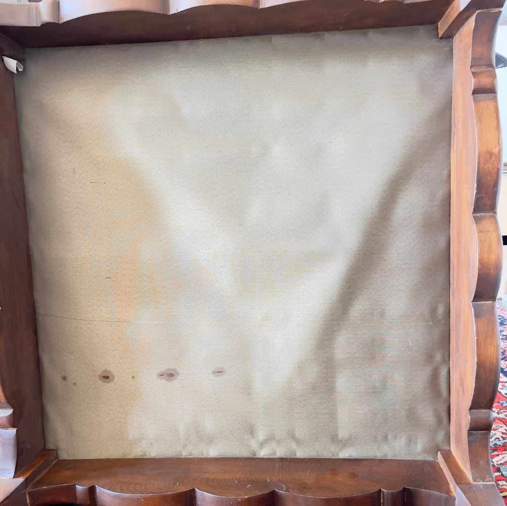 Turkish Kilim Upholstered Ottoman