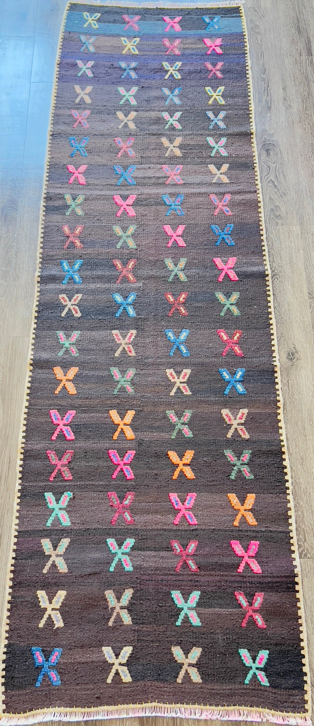 Vintage Bergama Kilim Runner