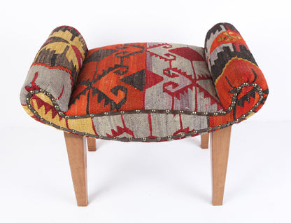 Turkish Kilim Accent Furniture/Chair