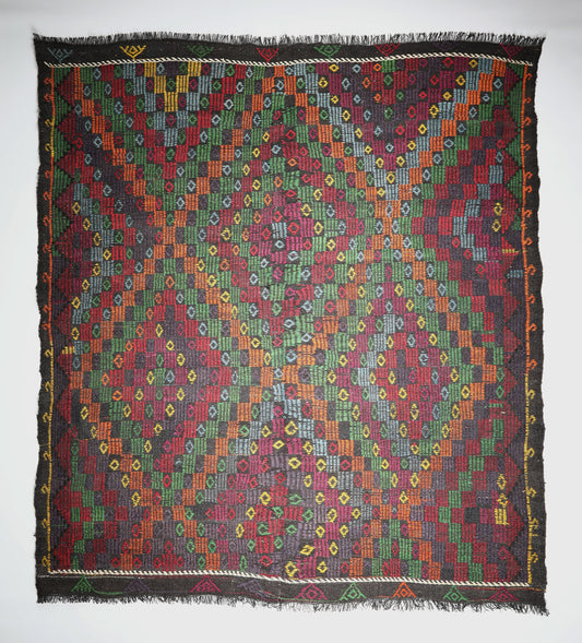 Vintage Manisa Jijim Kilim