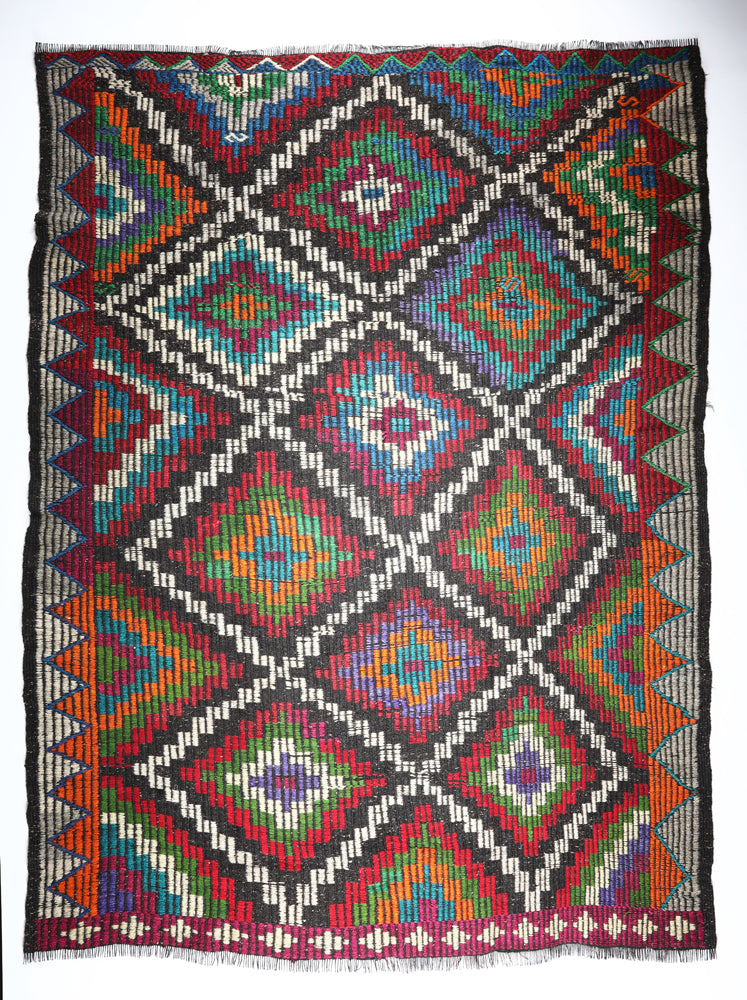 Vintage Manisa Jijim Kilim