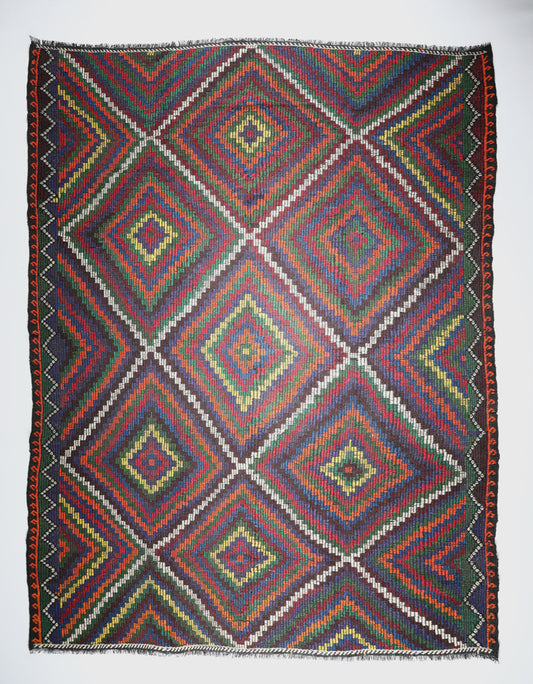 Vintage Manisa Jijim Kilim