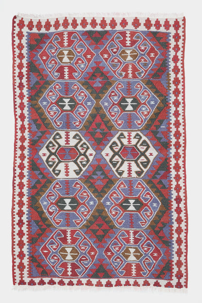 Vintage Small Lake Van Kilim